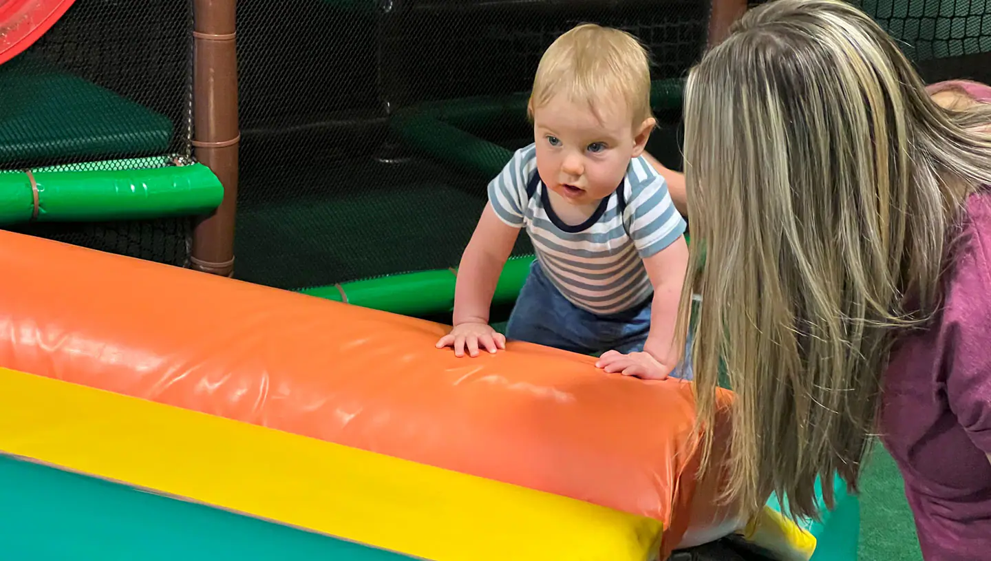 Toddler zone at Jungle Jam Party and Play.