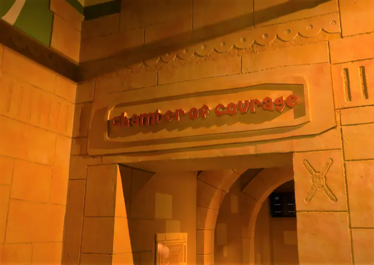 Chamber of Courage interactive exhibit at the Museum of Natural Curiosity.