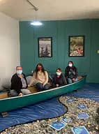 Children exploring the water room at Imagine Children's Museum