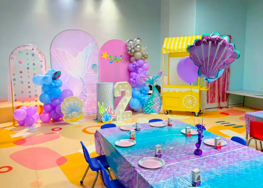 Themed party room at Royal Magic Castle in Flushing.