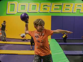 Dodgeball area at Get Air New Port Richey.