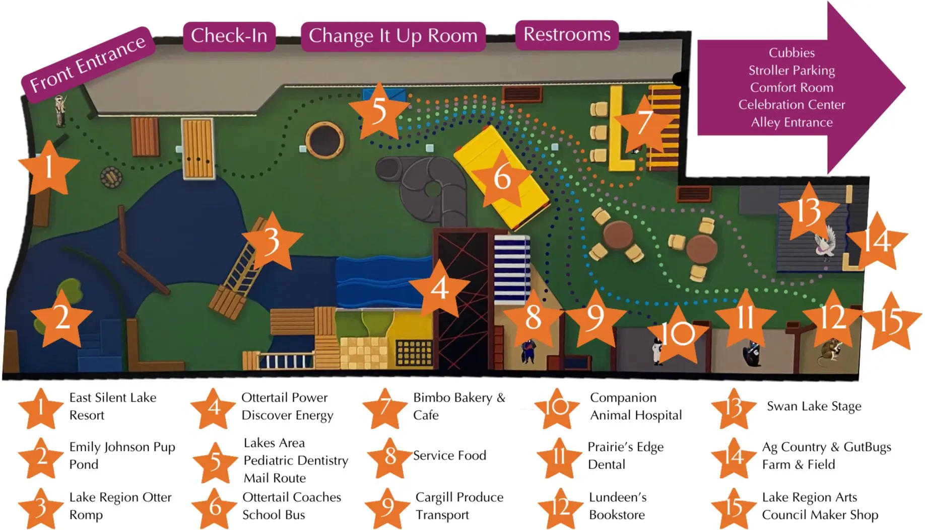 Welcome graphic for Otter Cove Children's Museum