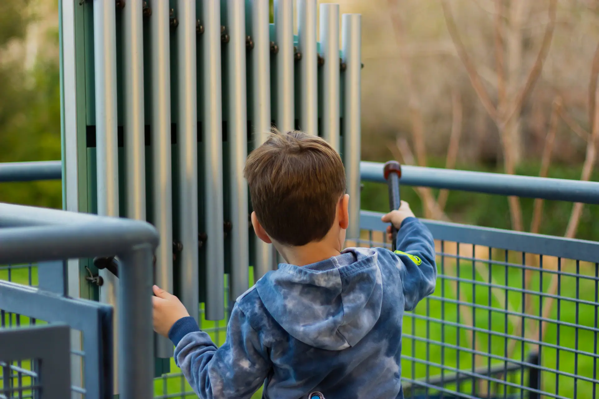 Outdoor play area at the San Luis Obispo Children's Museum