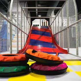 Tube-slide run inside Kids City Kapolei