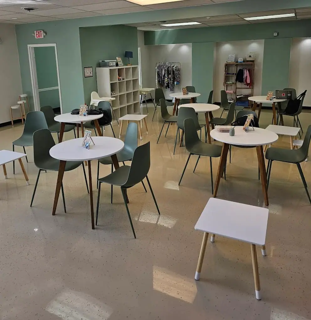 Gathering area at Little Lattes Play Cafe