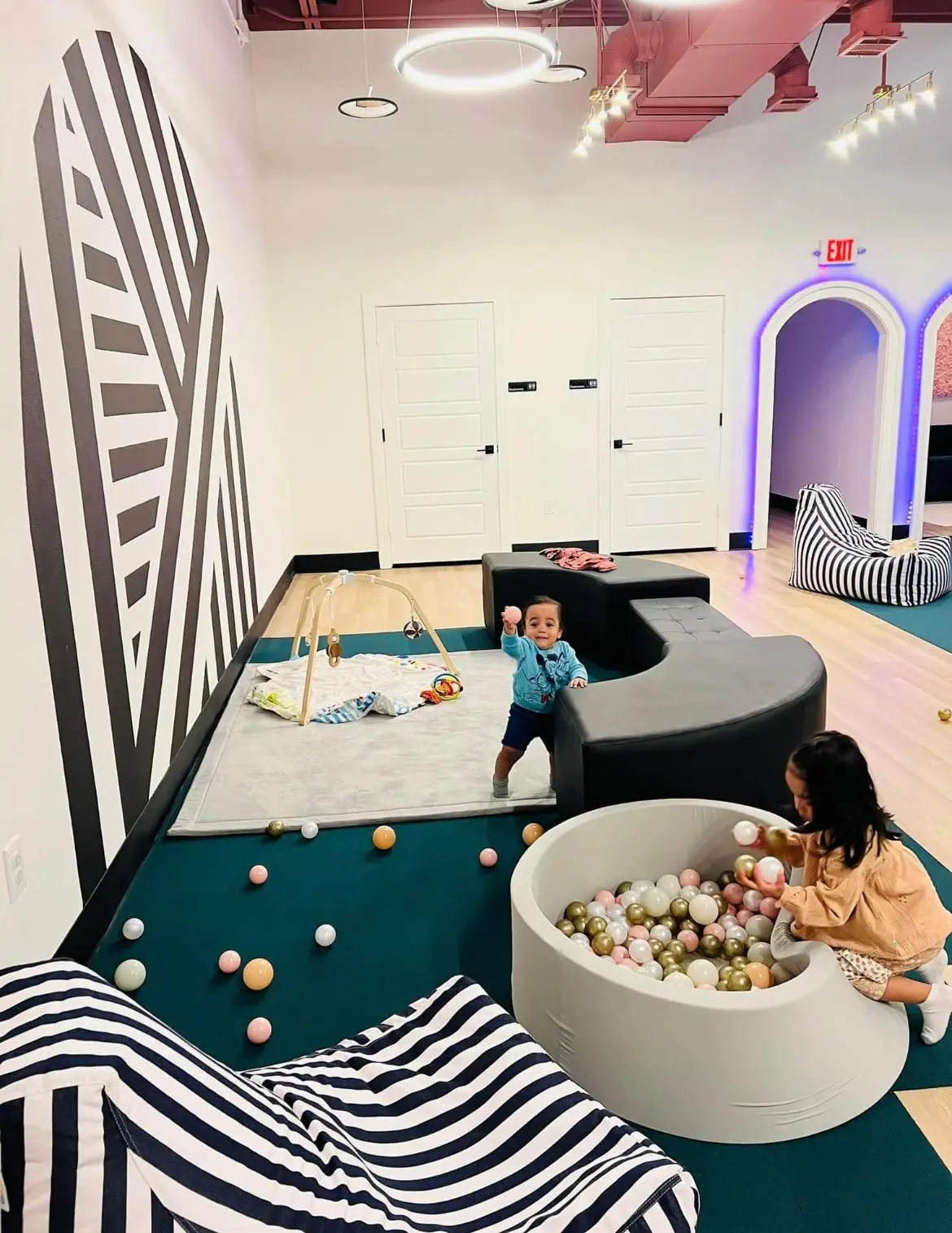 Children's play zone at The Mom Lounge & Playspace