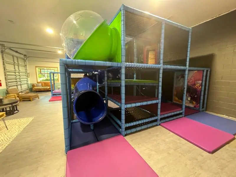 Soft-play features at Kidz at Play Family Cafe