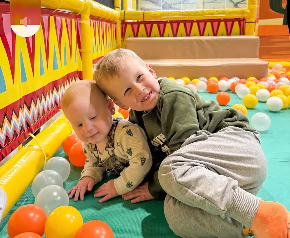 Toddler play area with ball features at Arrows Active Play Park