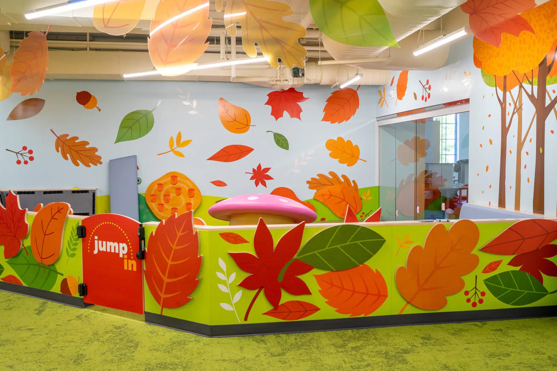 Hands-on interactive museum exhibit at Museum of Discovery.