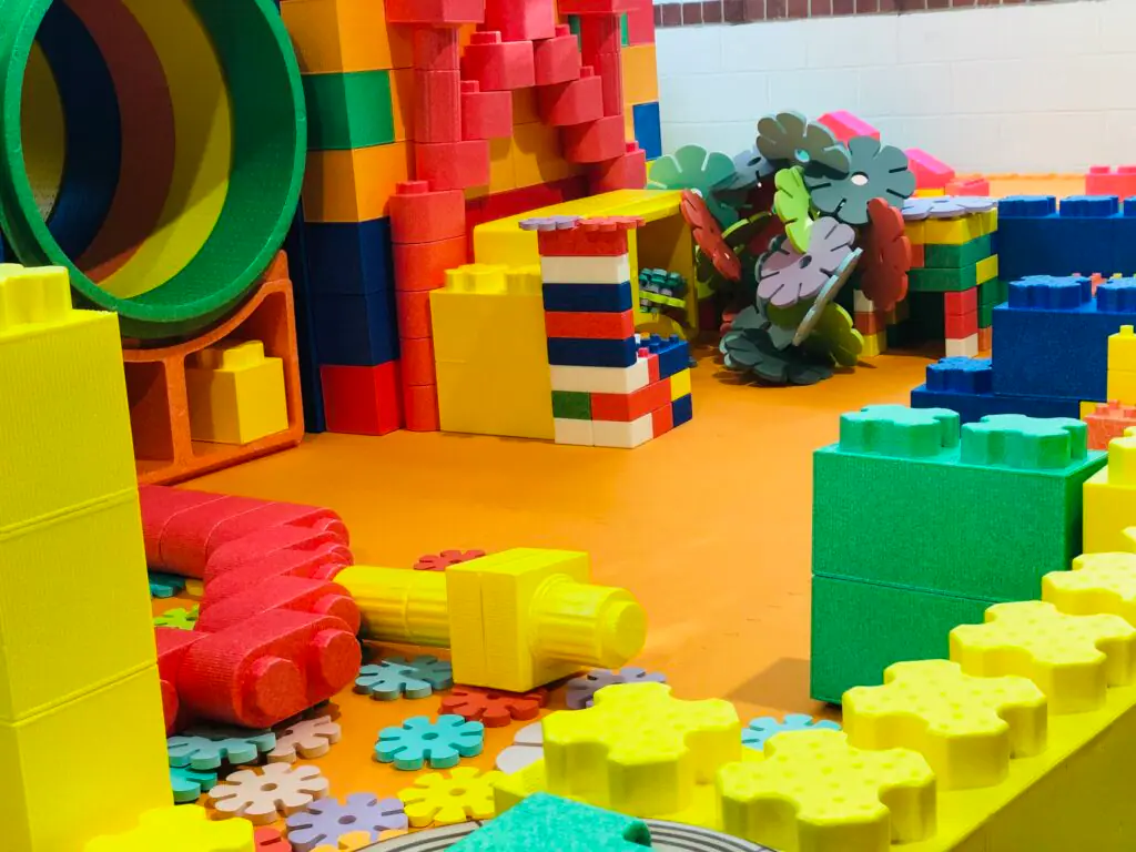 Kids' party setup inside Me Land - Gaithersburg