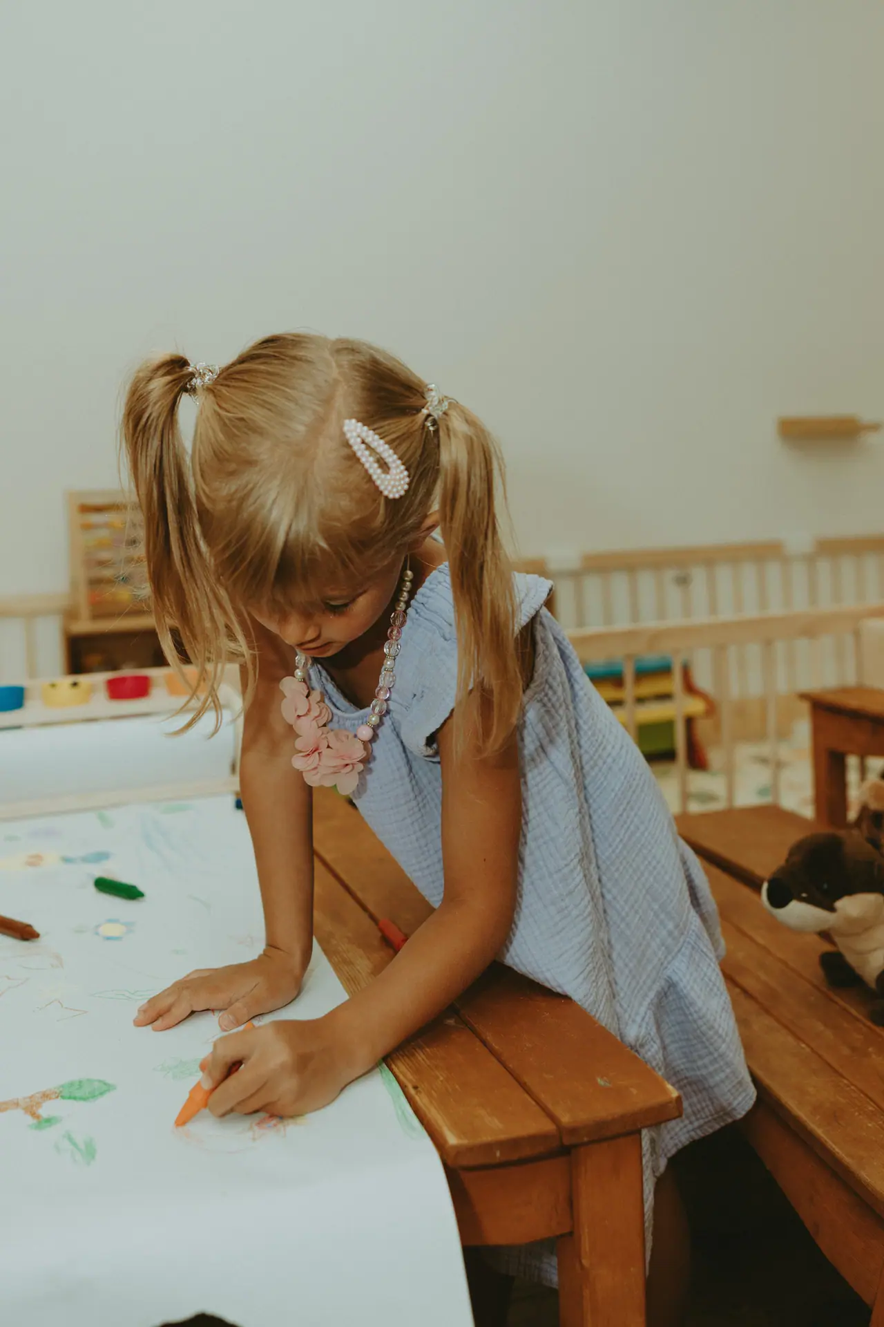 Creative play corner at Perky's Play Café
