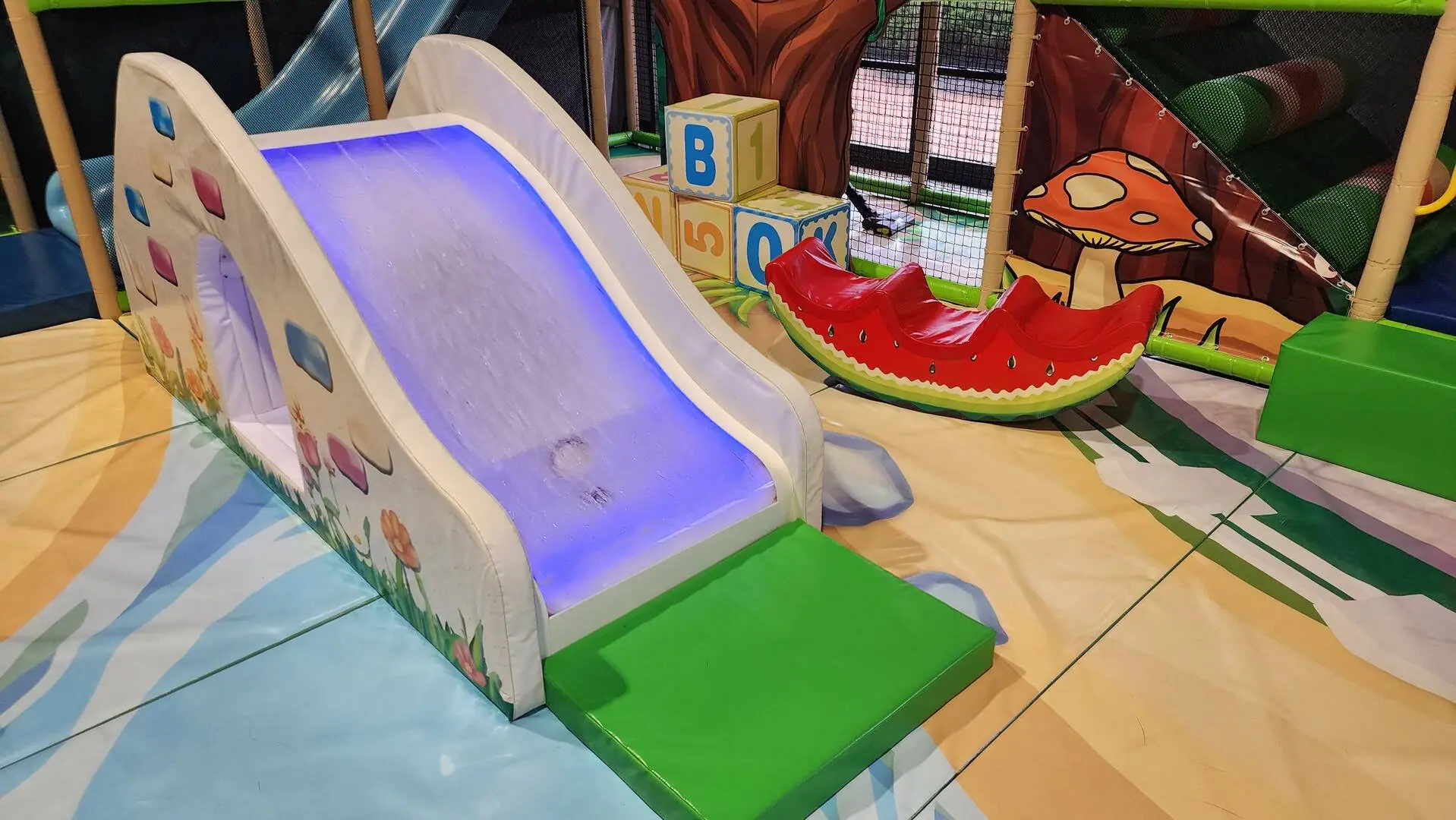 Toddler play area at Kanga's Independence