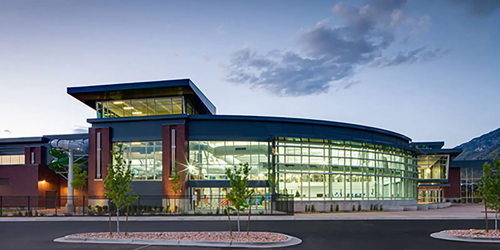 Exterior view of the Provo Recreation Center.