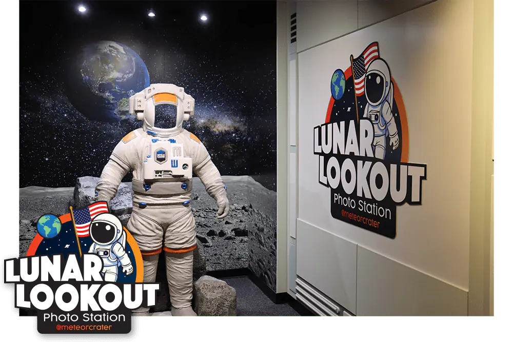 Lunar Lookout photo station at The Blast Zone.