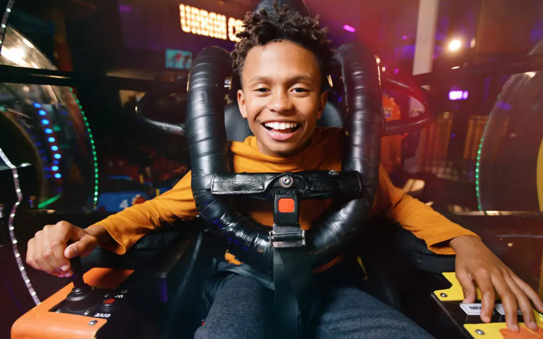 Bumper car attraction at Urban Air Glen Burnie.